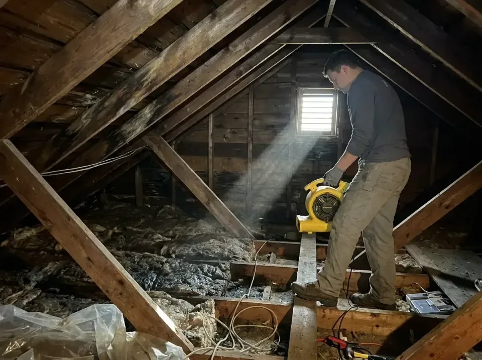 attic-water-damage-drying-proc-007 — frequently asked questions, Emergency Water Extraction & 24/7 Flood Response in Old Tap…